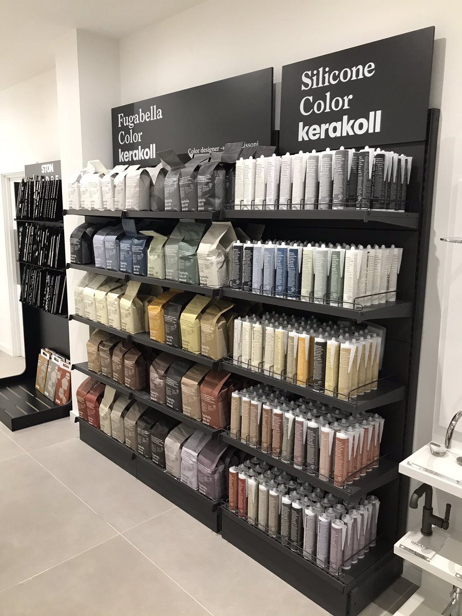 Finesse Tiles St Ives Cambridgeshire now stock the full range of Kerakoll Fugabella color grouts and silicones along with the excellent Biogel No Limits and Revolution tile adhesives. #kerakoll #happytiler