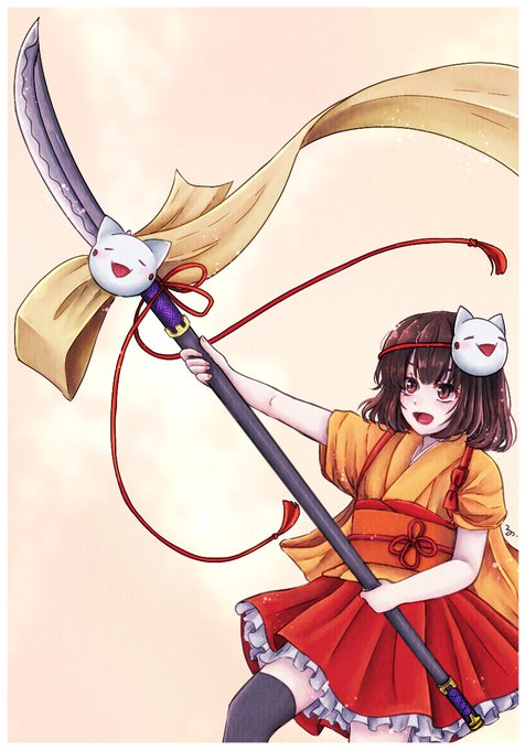 薙刀のtwitterイラスト検索結果