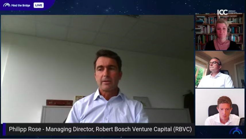 MindTheBridge's tweet photo. "We gained a lot of insights through the larger deal flow we generated each year: it not only represents a good opportunity for #investment but also to get even potential partners for Bosch business entity" - Philipp Rose, #RBVC @BoschGlobal #SSUMMIT21 LIVE NOW 🔴 w/ @aonetti https://t.co/KlUvFjFVAO