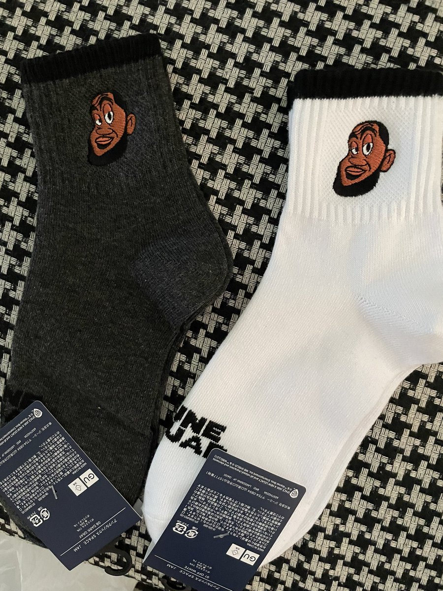 Kiyo Guで購入 レブロンのソックス Space Jam 以前はジョーダンが映画でてましたね