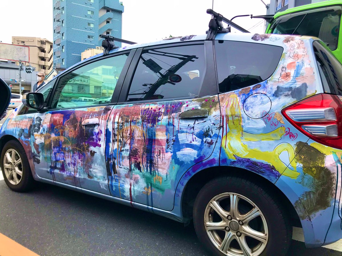 スガワラマサヒロ 国道4号線で遭遇した手書きイラストが楽しい車 運転席も助手席も普通の仕事中のオジサンだった 因みに春日部ナンバーでした 後ろ姿が撮れず無念 スガワラマサヒロ 国道4号線で遭遇した手書きイラストが楽しい車 運転席も助手席も普通の仕事中のオジサンだった 因みに春日部ナンバーでした 後ろ姿が撮れず無念