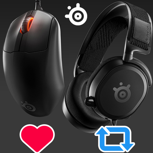 ᵂᴱᴿᴮᵁᴺᴳ
Wie versprochen gibt es ein Giveaway von meinem Partner @SteelSeriesDE zum Launch der neuen #Prime Serie!
Ihr könnt entscheiden was verlost werden soll:
➡️Ein Like💙für die neue Prime+ Gaming Mouse
➡️ein Retweet🔃für das neue Arctis Prime Headset
Viel Erfolg✌️