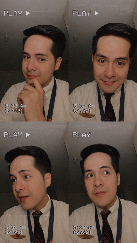mike_quinzon's tweet photo. A quick selfie time routine before going to my morning flight lol βοΈπππΈ #cabincrewlife #cabincrew #flightsteward #flyingbae https://t.co/g1BHhUsAlZ