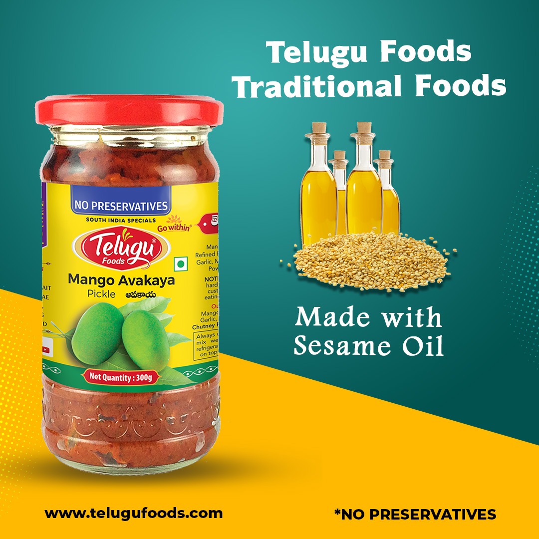 telugufoodsofcl's tweet photo. Mango Avakaya Pickle - Made with sesame oil
Telugu Foods, Traditional Foods
https://t.co/B4QW7r4XgB
#TeluguFoods #GoWithIn #mangoavakayapickle #amlapickle #cilantropickle #cutmangopickle #dondakayapickle #drumstickpickle #garlicpickle #gingerpickle #gongurapickle https://t.co/3mgaVyoZRK