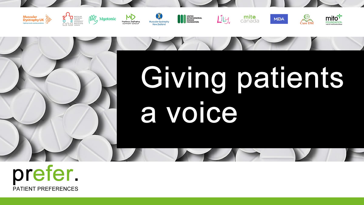 MDUK_News's tweet photo. Involving patients from an early stage when designing patient preference studies (what aspects of different treatments really matter) is something that @IMI_PREFER believes has huge benefits. Find out more about why in their webinar on 11 June >> https://t.co/ythbgt2zBO https://t.co/fGNPR3TAZB