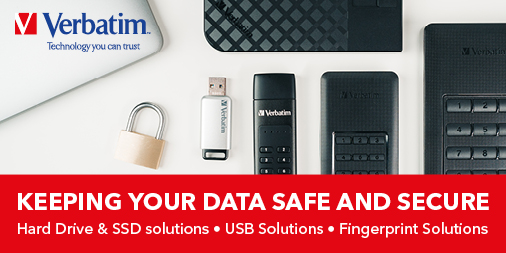 DeosGroup's tweet photo. It's vital for businesses to ensure that their critical and sensitive information is protected properly. Verbatim can help you store your data safely and securely with encrypted and portable storage solutions. #portable #security #solutions https://t.co/LnfuzuzCxV