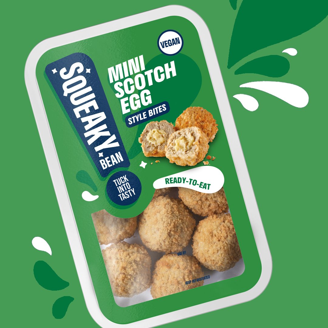 🚨 NEW PRODUCT ALERT 🚨
Introducing our new, MINI SCOTCH EGG style bites! We've teamed up with @crackd_it, The No-Egg Egg to pair this epic filling with our famous meat alternative to create a GAME CHANGING, ready-to-eat snack. NOW AVAILABLE from 585 @tesco stores, RRP £3. ✨