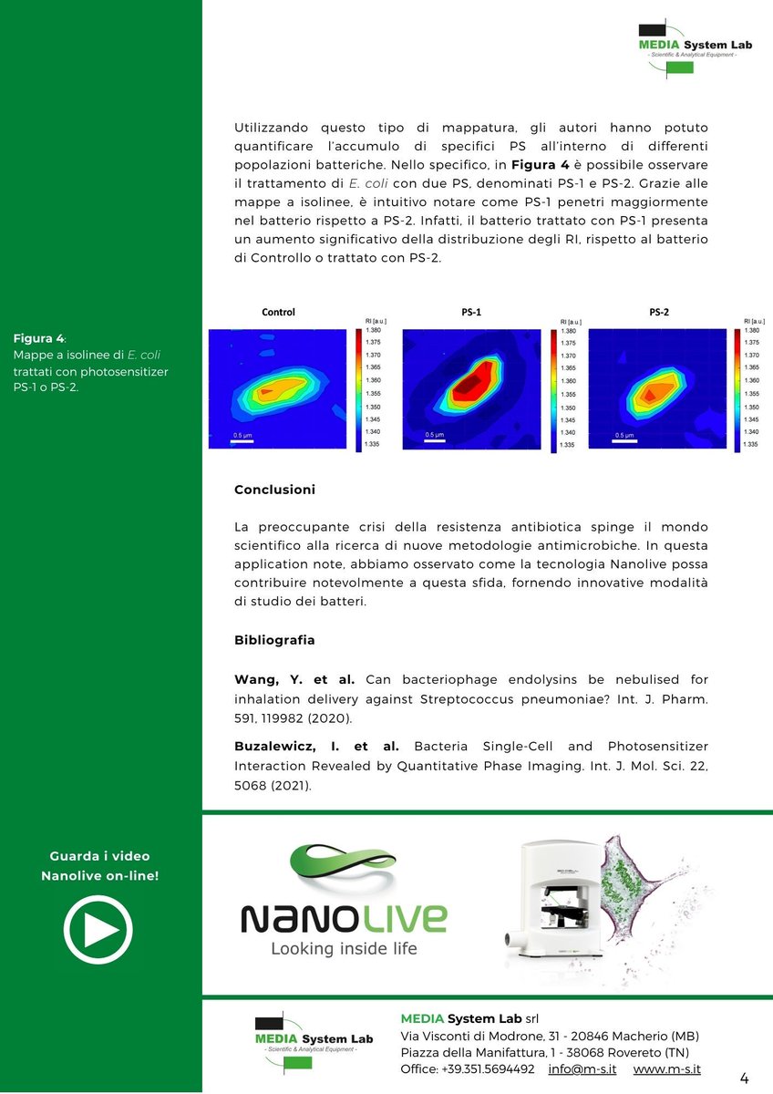 MEDIASystemLab's tweet photo. #Olotomografia e #Microbiologia: osservare i #batteri da un nuovo punto di vista con i microscopi #Nanolive, leggi la nostra application note di Giugno, per informazioni chiamaci 3515694492
https://t.co/PrQUVOkUH9 https://t.co/L0lbYoRe0U