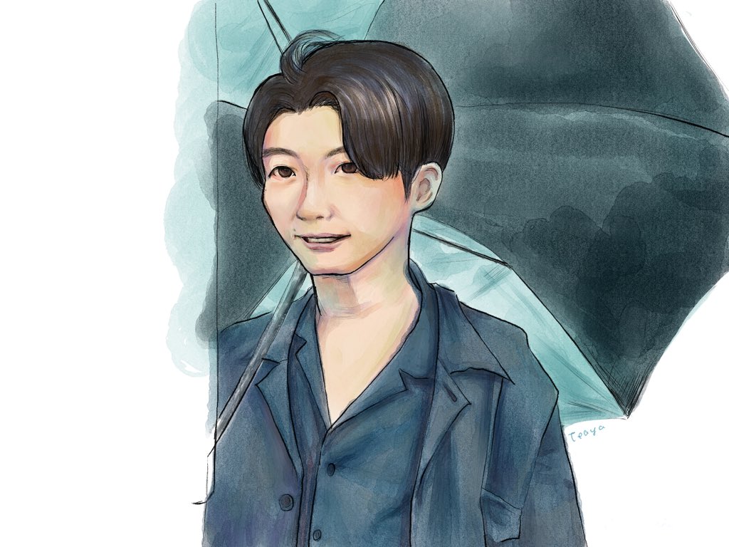 不思議 Mvメイキング スタッフさんと喋りながら笑った後に ふっと真顔になって ティヤのイラスト