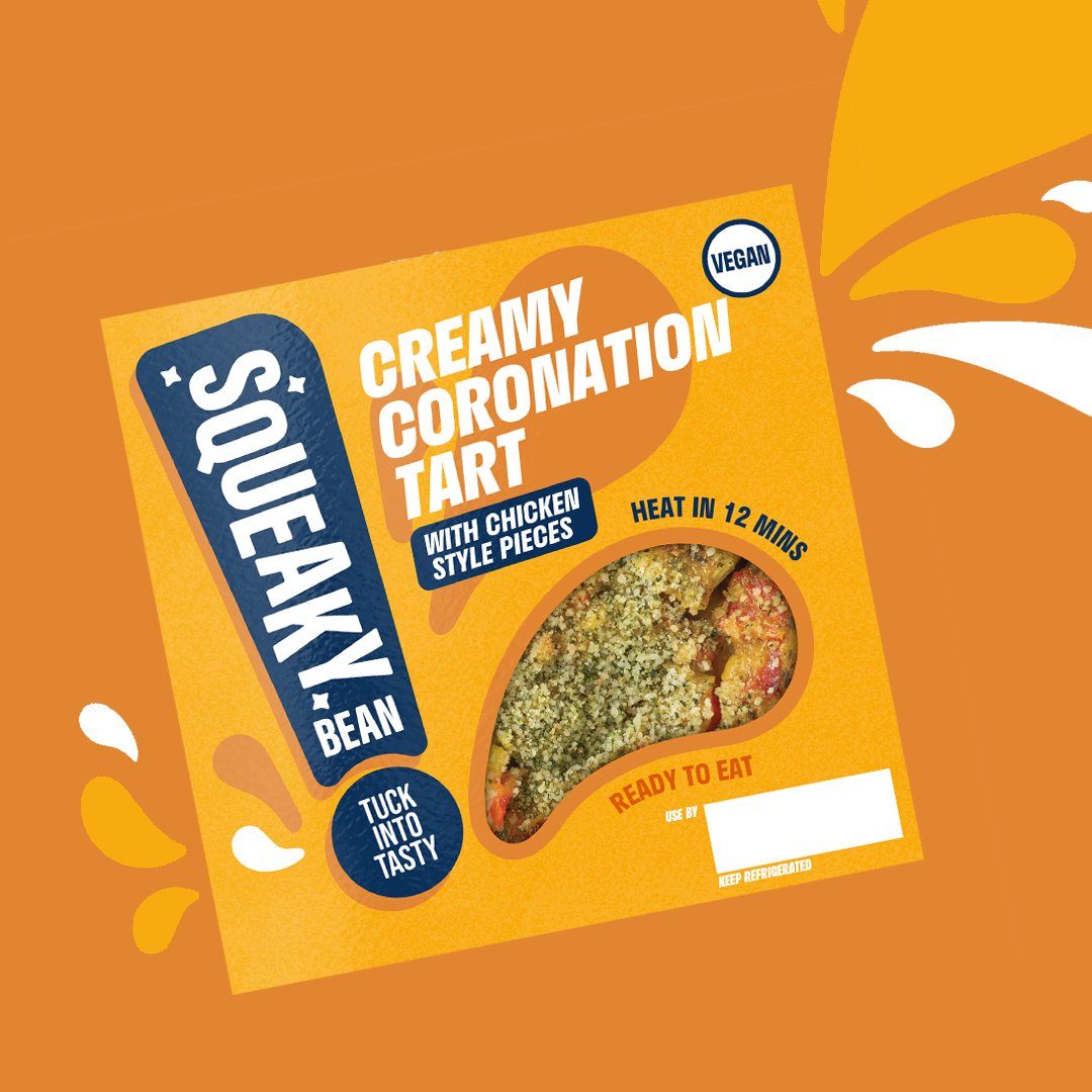 🚨 NEW PRODUCT ALERT 🚨 
OOPS. We did it again... Introducing our new, Creamy Coronation Tart! 
We've teamed our flagship, chicken-style pieces with a creamy, Coronation oat-based filling and plenty of TASTY shortcrust pastry. NOW AVAILABLE from 585 @tesco stores 🛒 ✨