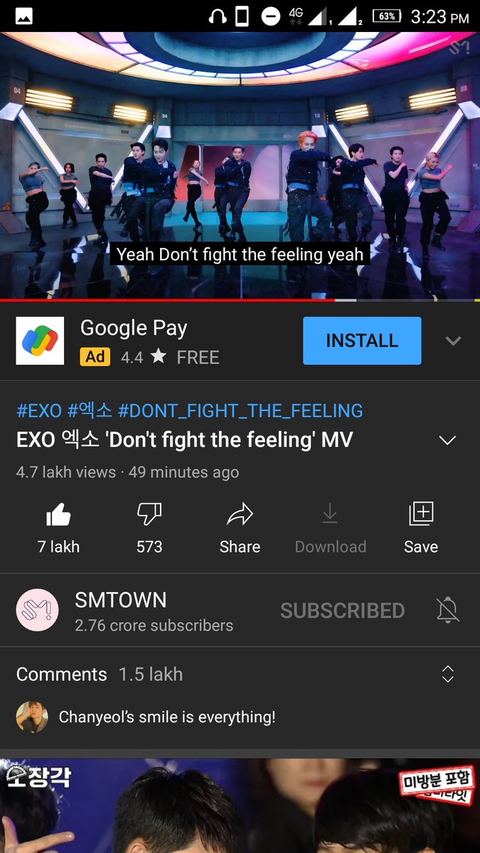 SANA87729554's tweet photo. Finally the KINGS of KPOP R BACK😎😎😎😎
EXO❤️
Don't fight the Feeling😇😇
WE R ONE💗💗
EXO Saranghaja❤️❤️❤️
#TEAMSOLAR
#TeamSolar_OBSESSION
#TeamSolar_OVERDOSE
#TeamSolar_MAMA
@weareoneEXO
@B_hundred_Hyun
@layzhang
@exoonearewe https://t.co/iHbzS3Dgl6