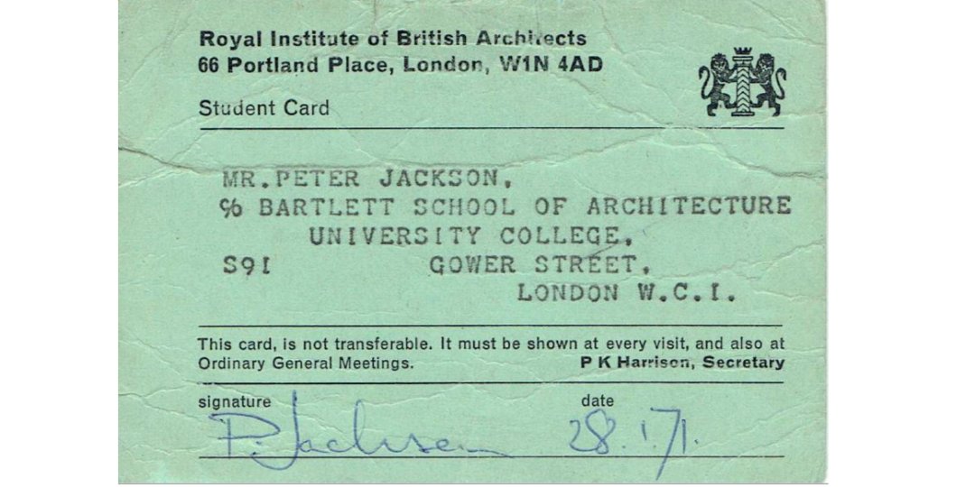 In 1971, Peter Jackson FRIBA joined as a student member at RIBA. This year he celebrates 50 years with RIBA.

We invite you to join us on the RIBA Gulf Live Lunch Talk celebratory session with Peter Jackson FRIBA on 24th June: bit.ly/3cf3t9L  

#sharjaharchitecture