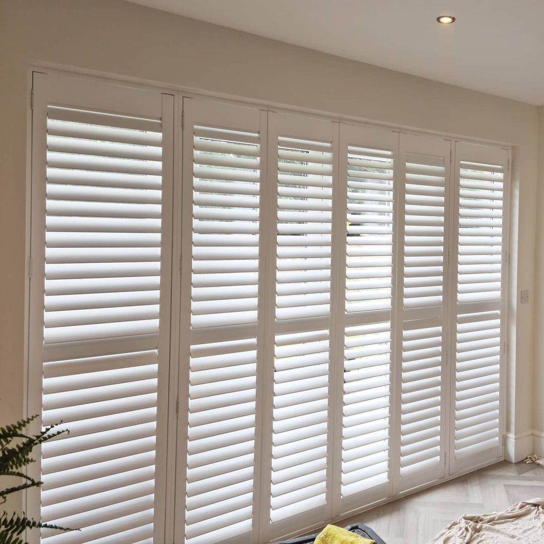 “A #flashbackfriday of our beautiful shutters being fitted! This was a big day for us, as the C word gave us plenty of delays to contend with. Thankfully they were well worth the wait 🙂 The fitters were so efficient too; the whole house was done in half a day!" - @teas_at_home