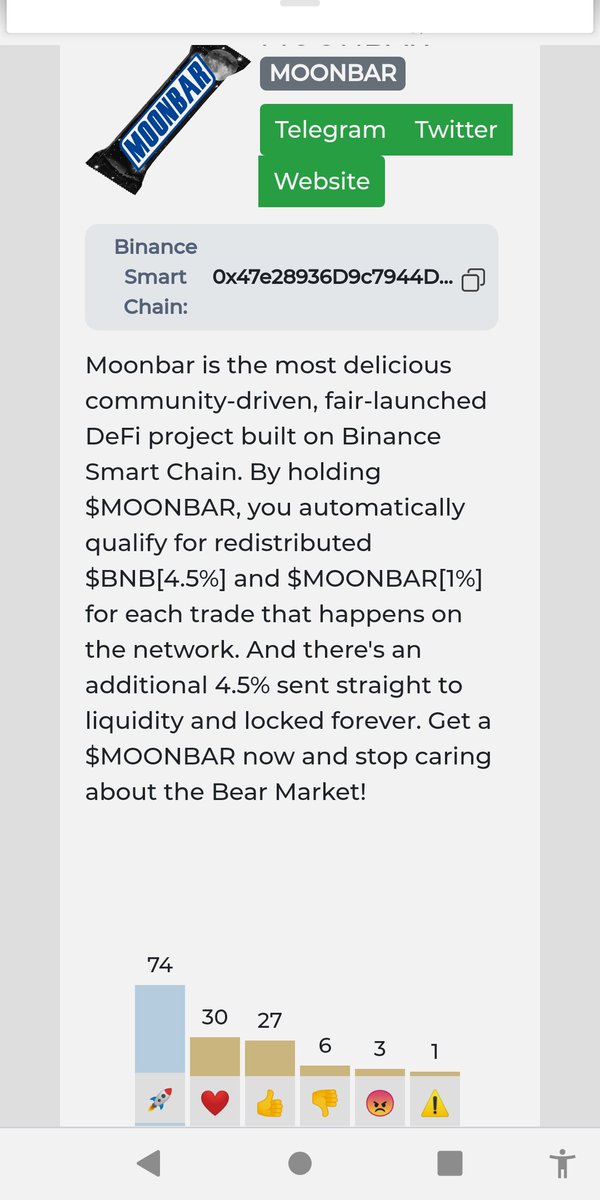 TikusDuduk's tweet photo. @ShillRonin @MoonbarFinance Done https://t.co/vWMZvfoZF0