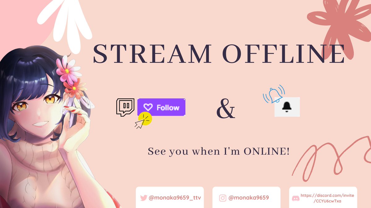 monaka9659_ttv's tweet photo. TwitchのOFF LINE時のバックグラウンド壁紙も作った!
@A_coming7c0 さんが神絵師すぎてやばい。
てか、今の時代、フリーツールの性能 凄いね?
#twitchaffiliate #twitch #twitch配信 #Apex配信 #TwitchBackground https://t.co/OTUgPZFukk
