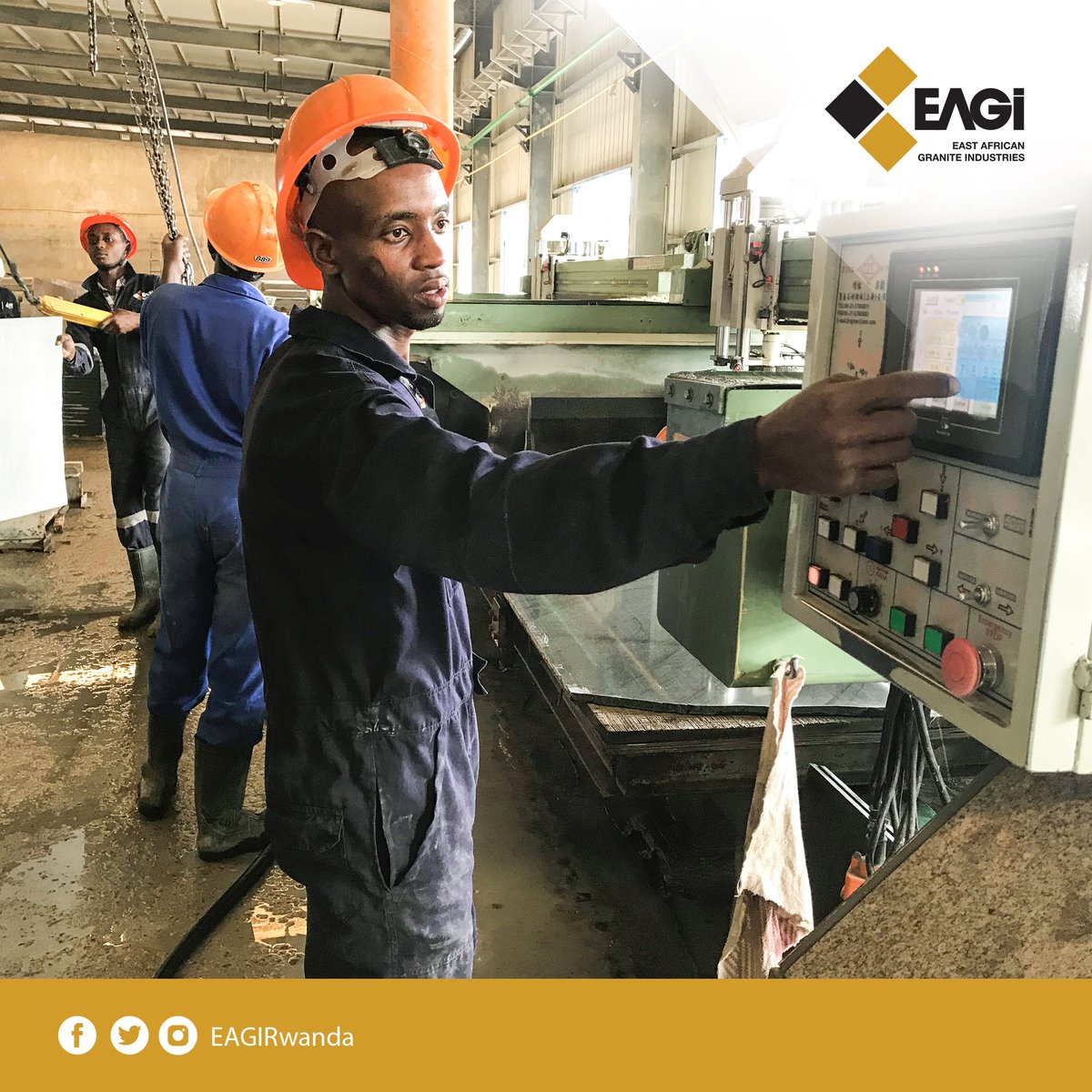 The EAGI team strives to find innovative ways to bring value to our customers throughout their operations.

#MadeinRwanda