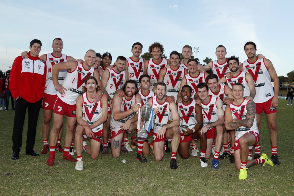 WAFLOfficial's tweet image. Monday night delight for @SFFCBulldogs 🏆