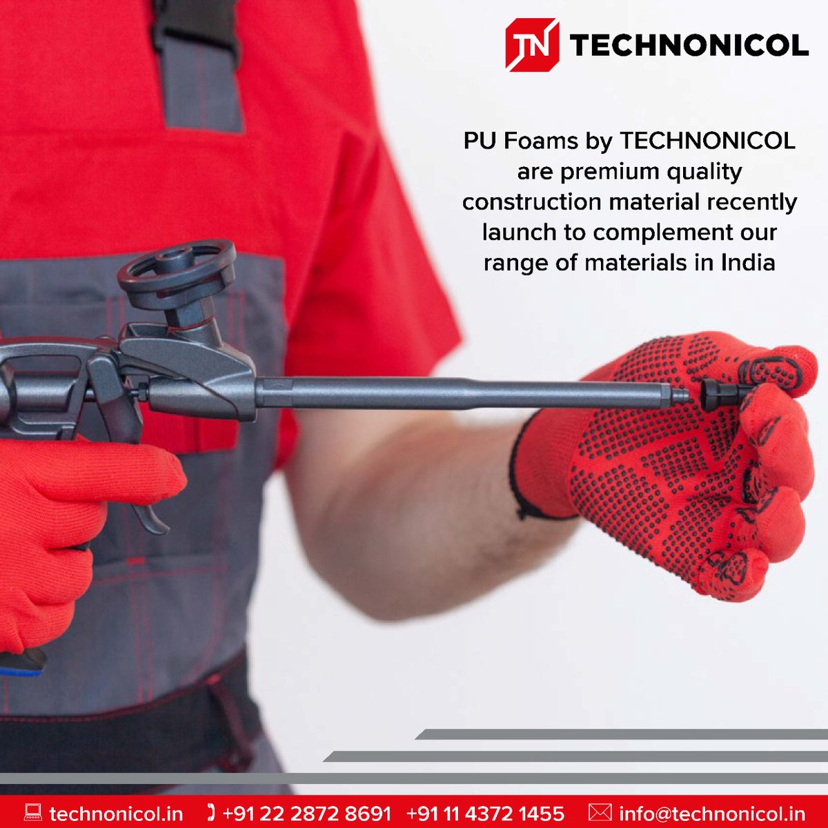 technonicol_in's tweet photo. PU foams by TECHNONICOL using modern technologies and the best raw components. This new product category launch to complement our range of premium-quality construction materials in India.
To know more visit our website.
https://t.co/xcxsMEndOD
.
.
#polyurethanefoams #technonicol https://t.co/6VBCkBnSrz
