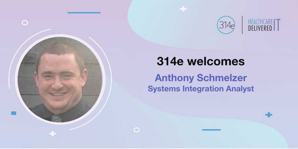 314e's tweet photo. We are pleased to announce that Anthony Schmelzer has joined us as a System Integration Analyst. Welcome to the 314e corporation family! https://t.co/EeUK6ZTKob