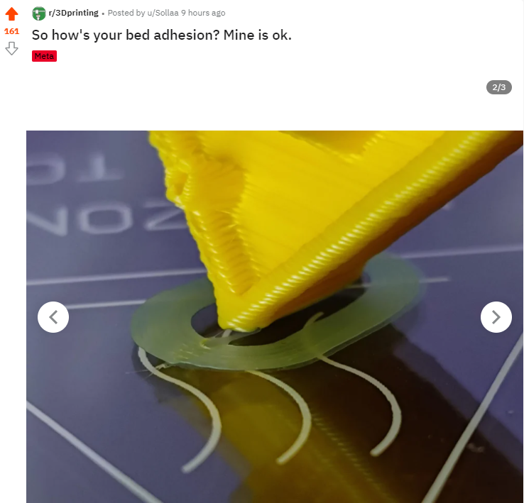 Comgrow3D's tweet photo. So how's your bed adhesion? Mine is ok.🤣

PS: Buy CR-10 V2 will GET a $64.99 Genuine E3D Titan.
The final price would be $299= a CR-10 V2+ E3D Titan driver.
https://t.co/FWBM2TVOdH

#3d #3dastor #3dprinted #3dmodeling #3dmodelling #materials3d #3dmaker #3dmakers https://t.co/HmAXRVeFiV