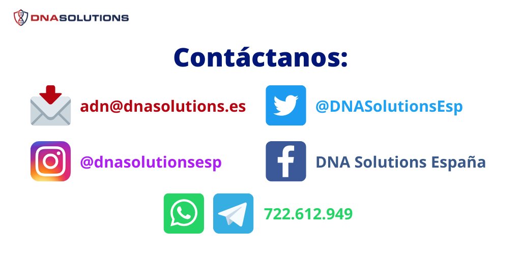 DNASolutionsEsp's tweet photo. ¿Tienes alguna pregunta sobre nuestras pruebas de ADN, el kit de toma de muestras, el resultado, o alguna otra cosa sobre nuestros servicios? Contáctanos por cualquiera de estos medios: https://t.co/HJ22SkhaRP
