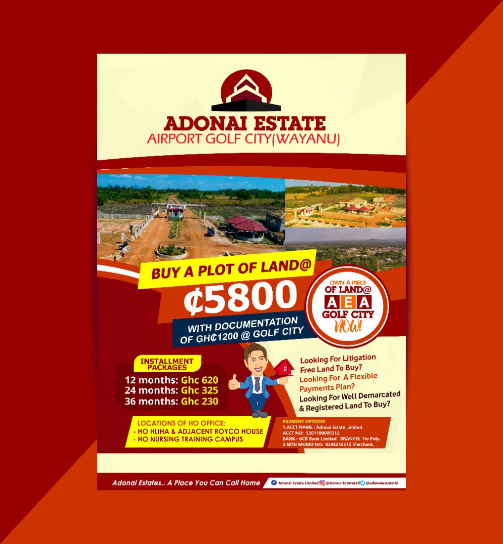 AdonaiEstateltd's tweet photo. Come let's join efforts and beautifully build our cities from the ground up!
More deets on flyers!
.
.
#VoltaLandsHub #adonailands #TheAdonaiPeople #LitigationFree #BuyLandsInHohoe #BuyLandsInHo #BuyLandsInSogakope #realestate #landssupermarket https://t.co/umTiPI4N0E