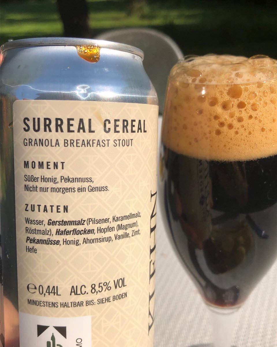 gummibierchen's tweet photo. #Spargelzeit mit #SurrealCereal #GranolaBreakfastStout @kuehnkunzrosen #Mainz 🍺#Spargelbier #aspargusbeer #kühnKunzRosen #mainzerbier #Meenzer #KuehnKunzRosen #Stoutlover #germanbeer #deutschesBier #DarkSideOfTheKnusper #asparagusbeer #Mittagsbier #ProstMahlzeit #lunchbeer #beer https://t.co/fMB2tB7pAU