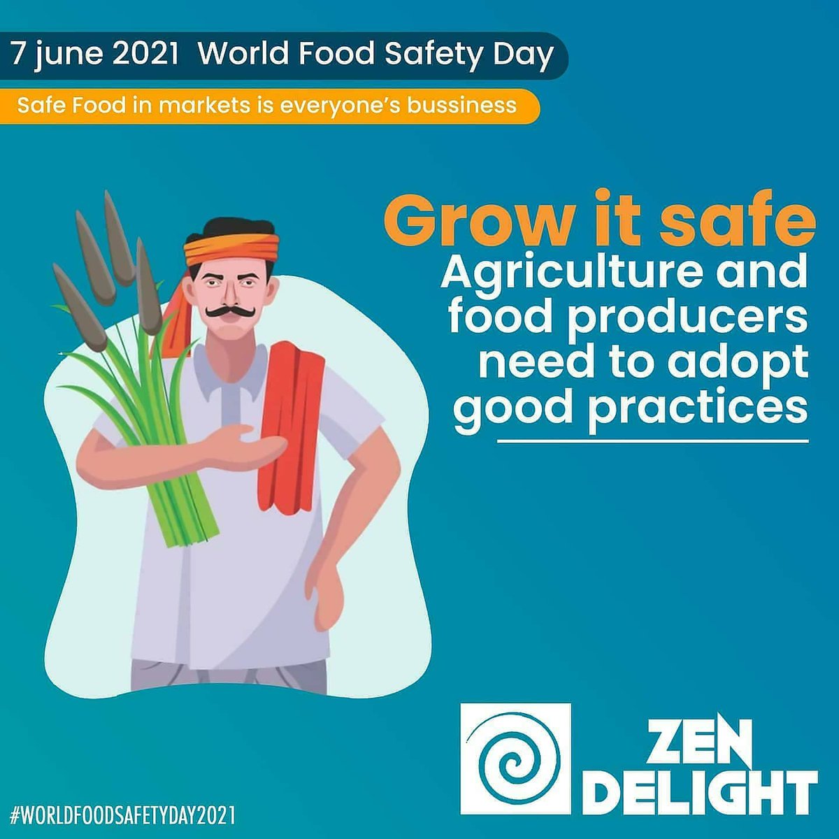 Zen_Delight's tweet photo. Let your food be your medicine, and your medicine be your food.
#WorldFoodSafetyDay 
#StayHome 
#Unite2FightCorona 
#zendelight https://t.co/Vie2Woj464