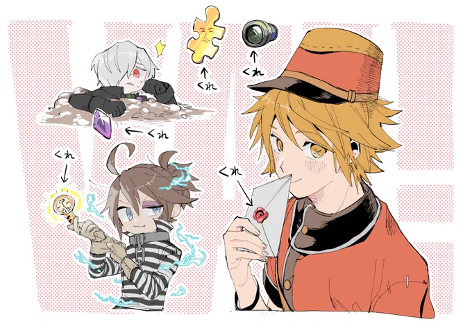 まともにやりだして間もない頃に描いたVAL組
ゲーム内通貨が多すぎて訳分からんかったな〜 