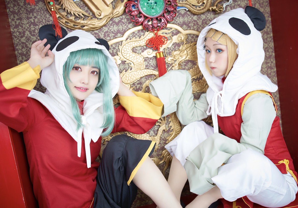LittlePigAoi's tweet photo. #cosplay 

🐼 いーあるふぁんくらぶ 🐼

．
GUMI💚アメリア@amerin1212 
鏡音リン💛Aoi
photo/@kphoto_o 

#OKphotoFACTORY https://t.co/habe1xauVh