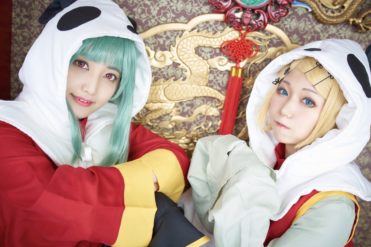 LittlePigAoi's tweet photo. #cosplay 

🐼 いーあるふぁんくらぶ 🐼

．
GUMI💚アメリア@amerin1212 
鏡音リン💛Aoi
photo/@kphoto_o 

#OKphotoFACTORY https://t.co/habe1xauVh