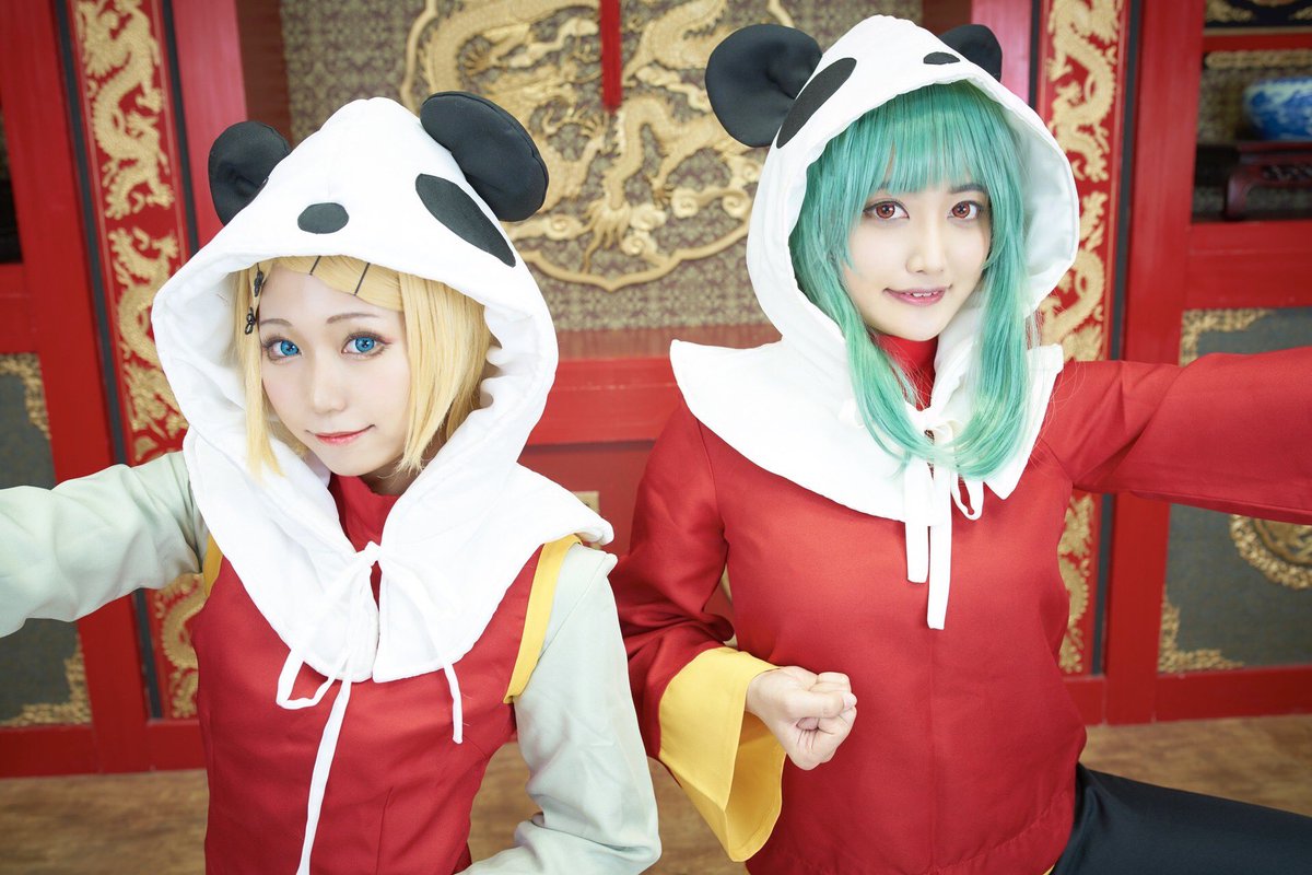 LittlePigAoi's tweet photo. #cosplay 

🐼 いーあるふぁんくらぶ 🐼

．
GUMI💚アメリア@amerin1212 
鏡音リン💛Aoi
photo/@kphoto_o 

#OKphotoFACTORY https://t.co/habe1xauVh