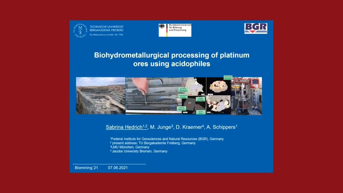 MEI_Conferences's tweet photo. Coming up next at #Biomining21...
https://t.co/5PZwAzmVg2
#mining #mineralprocessing #extractivemetallurgy #mineralsengineering #biomining #bioleaching #bioremediation #biohydrometallurgy #biosorption #bioaccumulation #microbiology #bioprocessing #bioflotation https://t.co/D3K3IHqBaP