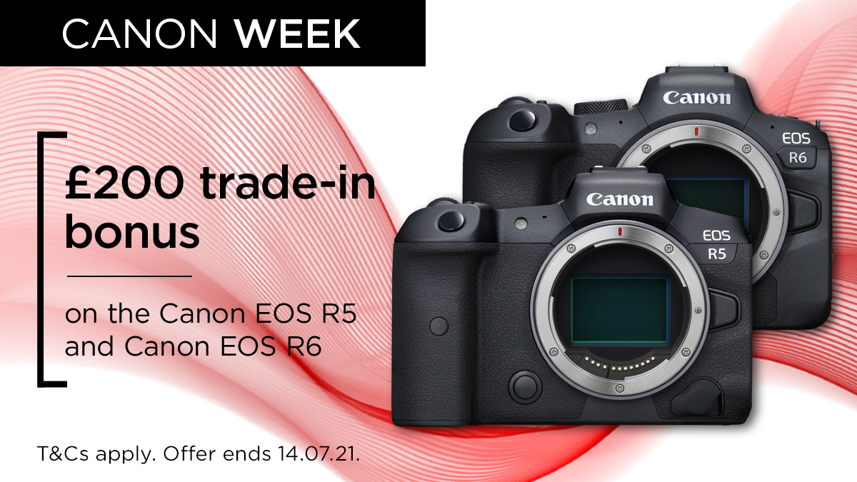 wextweets's tweet photo. Thinking of upgrading to the @CanonUKandIE R-series? Get a £200 trade-in bonus when trading in any working CSC or DSLR camera when you upgrade to selected #CanonR5 and #CanonR6 body or kits this #canonweek
See more offers here: https://t.co/Br3S8f1MMA https://t.co/tsbzSxYgJL
