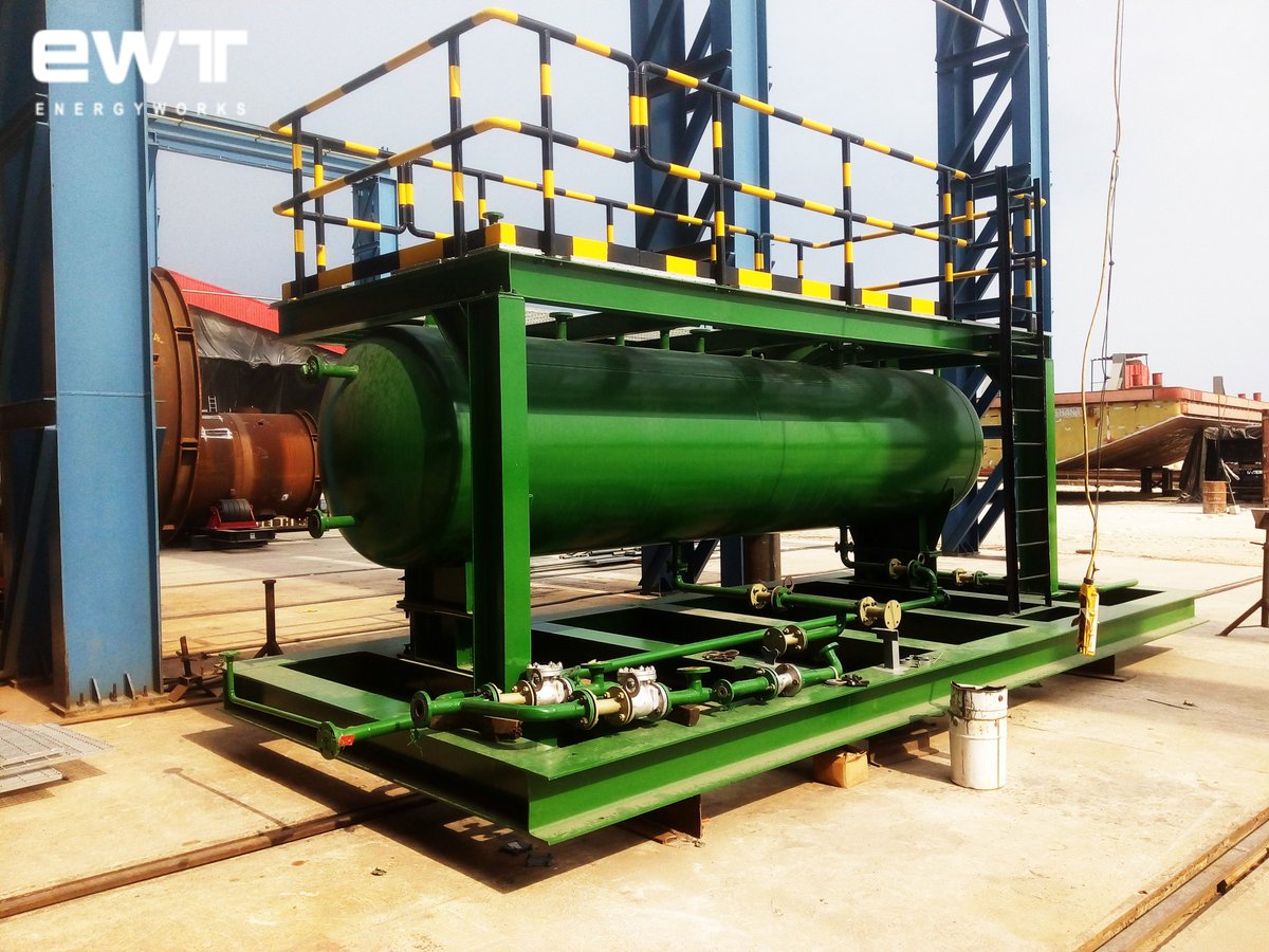 EnergyWorksTech's tweet photo. Modular skidded modules fabricated by EWT allows producers to rapidly deploy a range of capabilities. EWT delivers!

#ewt #skids #modules #pressurevessels https://t.co/foDjZQ6ckK