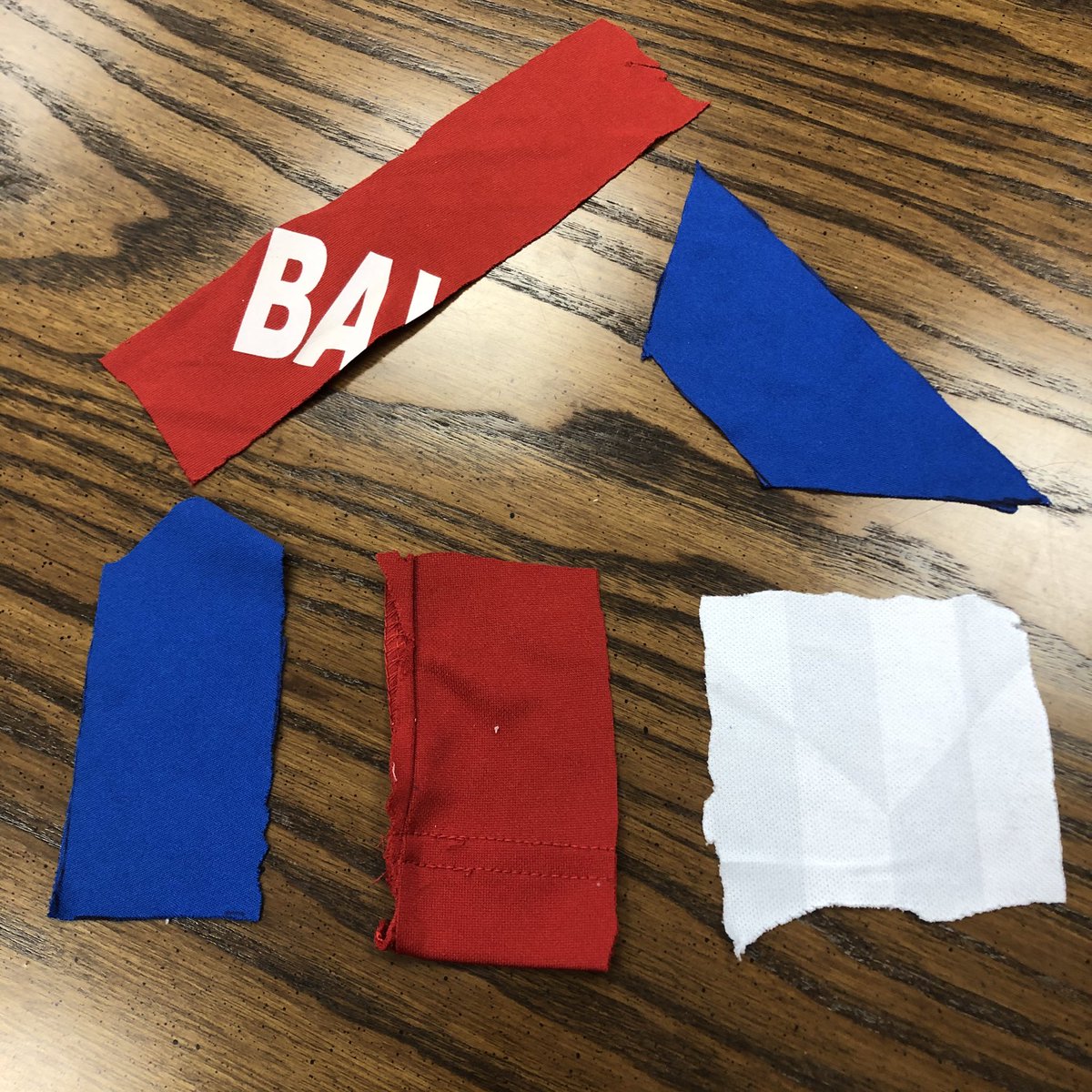 footballkitbox's tweet photo. I decided to revisit #FakeFC again to highlight the issue and see if we can come up with a solution.

So I cut some shapes out of the fakes.
Hand cutting polyester is hard..... now I know why the seamstress from last year wouldn’t take the gig! https://t.co/aJ1zSDySCk