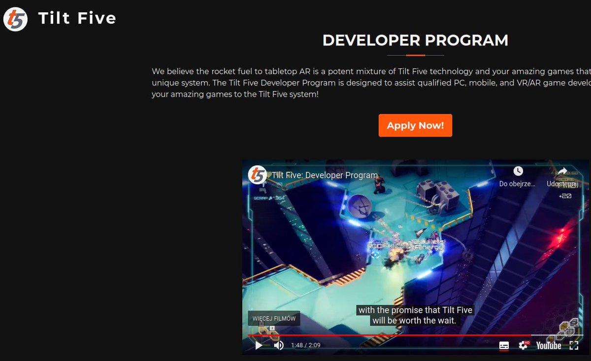 StarDrifters's tweet photo. Star Drifters are in the 🚀 @tiltfive Developer Program 🚀!
The holo revolution is here 🕶️ & Danger Scavenger is a part of it 🚨📡
Click here 👉: https://t.co/UEx1Sb9aGB
#gamedev #indiedev #TabletopAR #madewithunity #AugmentedReality https://t.co/IyD0SpTCWF