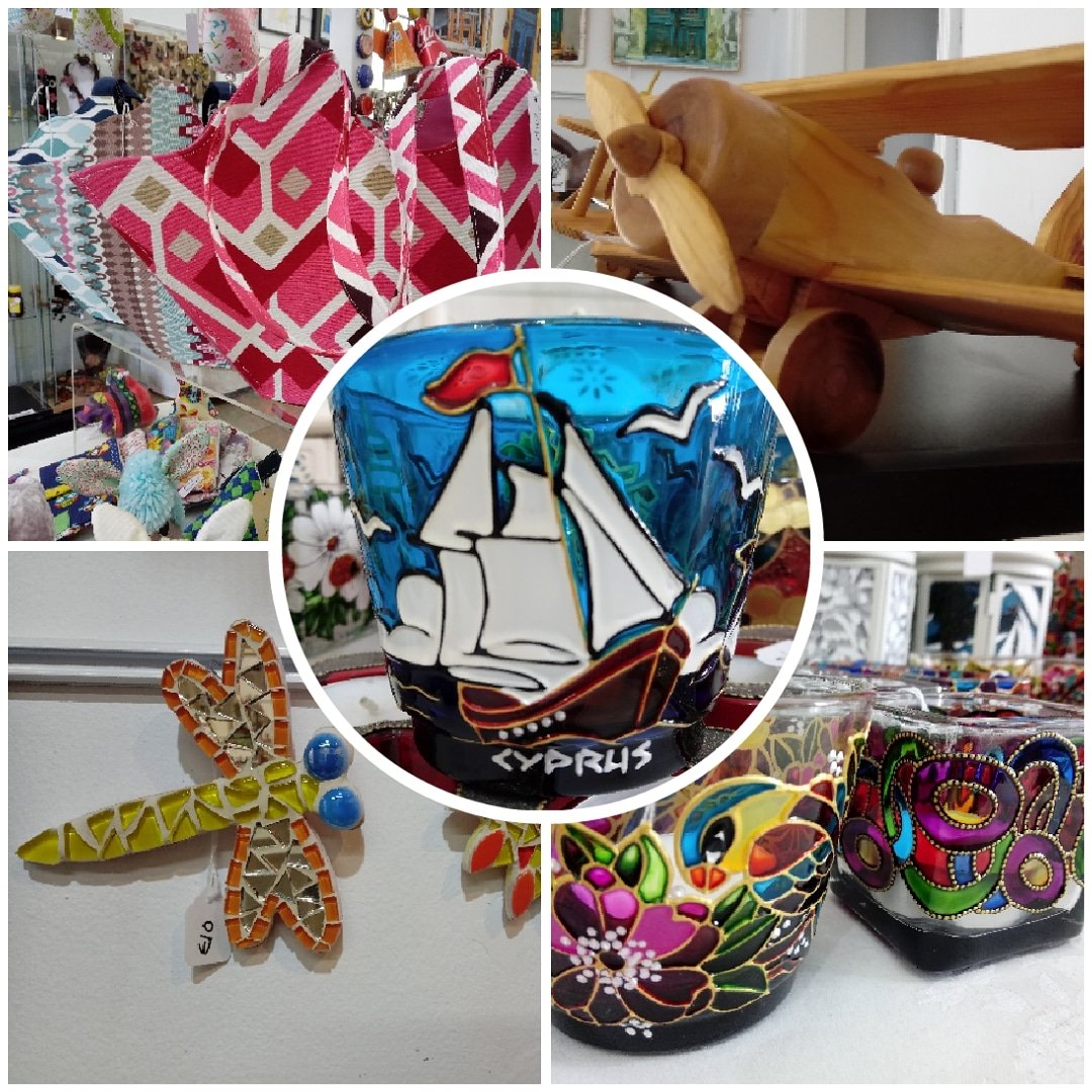ThatNiceShopCyp's tweet photo. We have lots of new items in the shop! Here are a few to tempt you.
#ThatNiceShop #Polis #cyprus🇨🇾 #handmade #handcrafted #glass #bags #woodwork #mosaics https://t.co/vhIpNtiRwK