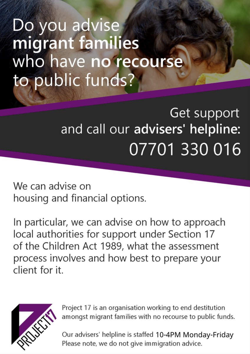 NottinghamMWN's tweet image. UPDATE! Our Team at NMWN are looking forward to training and developing their skills in the important field of migrant women and families that have No Recourse to Public Funds. #NRPF #Project17 @Project17UK