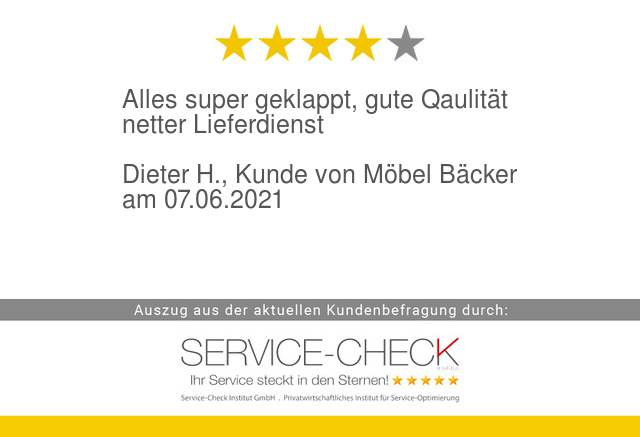 serviceinstitut's tweet image. Aus aktueller #servicecheck #Kundenbefragung von #MoebelBaecker:
service-check.com/bewertungen/ku…