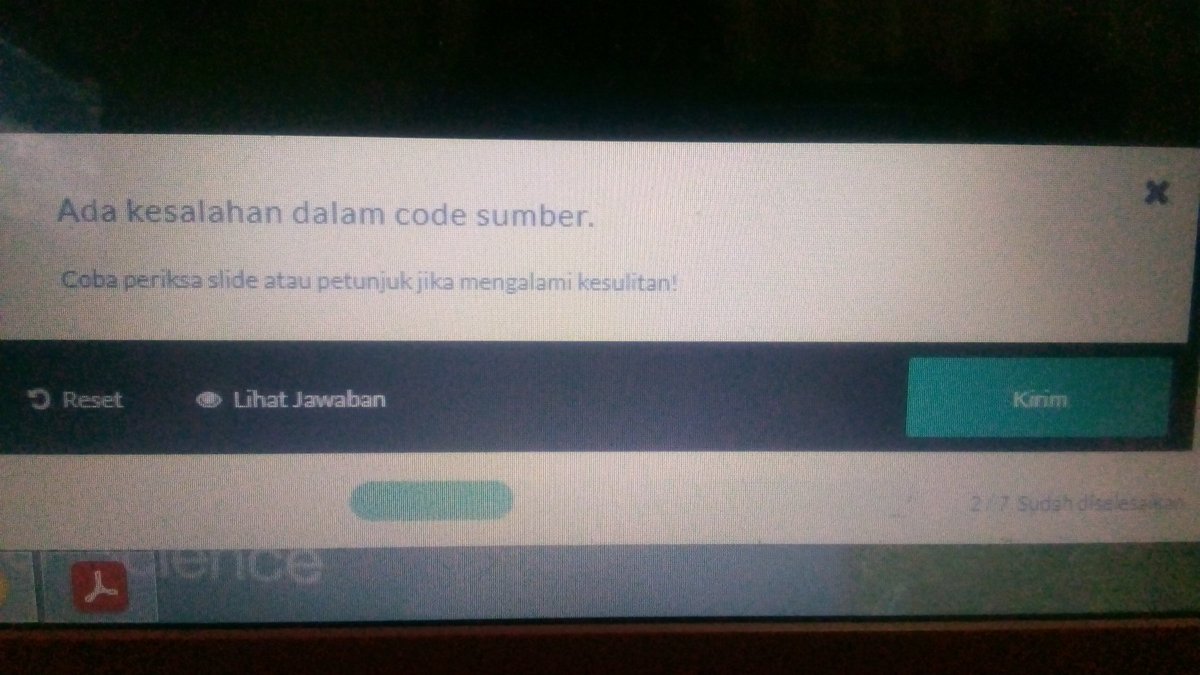 nanyasamasiapa's tweet image. Buat yang pernah pakai Progate, ini salahnya dimana ya? Padahal udh cek jawaban dan udh sama kodenya 😭😭😭 #ngoding #belajarngoding #Progate #sedangbelajar #latihanngoding #coding