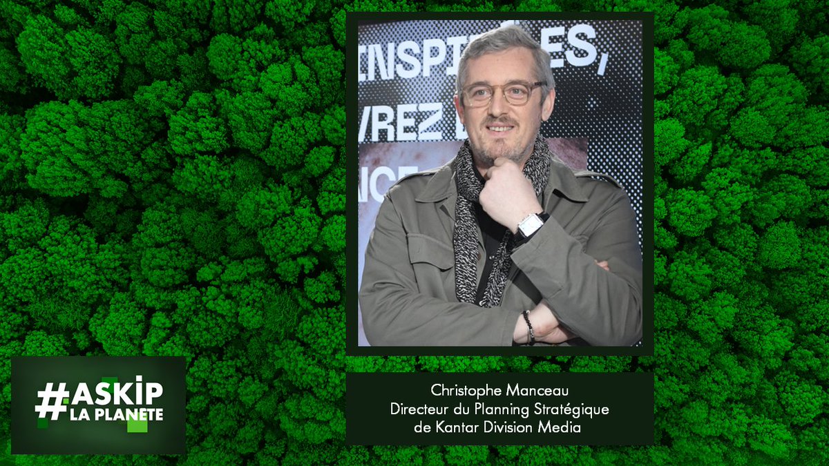 Canalplusbrands's tweet photo. #AskipLaPlanete
@chmanceau, Directeur du Planning Stratégique de @Kantar_Media, abordera la place de l’environnement dans les communications des marques lors de l’émission #ASKIP LA PLANETE, dans les Médias
Jeudi 17 Juin à 11H00 https://t.co/GN4fTVY8h3