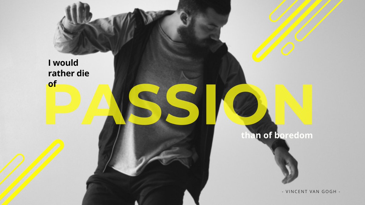 VismeApp's tweet photo. We're with Vincent! Whether your passion lives in the spare room or the boardroom, make sure you're giving it the time it deserves.

Need some inspo to get started? Customize this template with your favorite quote at https://t.co/Z5yLOBgNZp!
#VanGogh #famousquotes #quotetemplates https://t.co/Wjc2QHkIuv