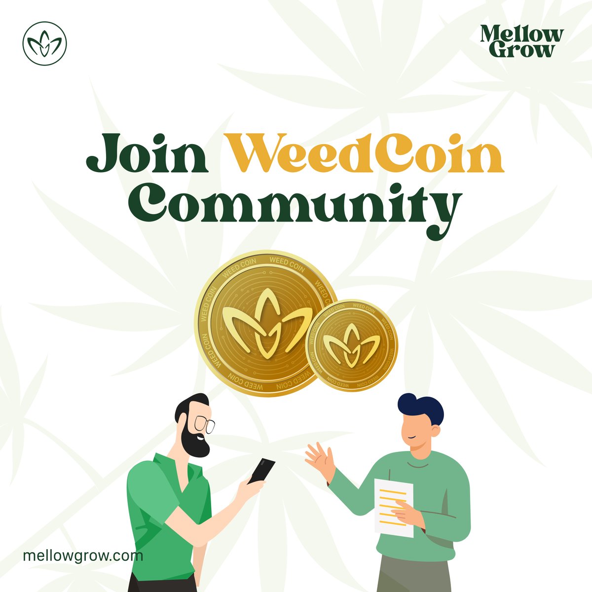 Mellow_Grow's tweet photo. #WeedCoin is a very unique #cryptocurrency. It eliminates the need for banks, and gets rid of credit card fees and can be used to pay for quality #CBD products.

 Be smart, join the WeedCoin community.

https://t.co/kVujG5YMxX

#MellowGrow #crypto #bitcoin #btc #hemp #cbdoil https://t.co/epH1SyIGEn