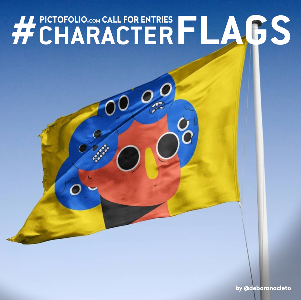 pictoplasma's tweet photo. Only 3 days left to submit: Calling all illustrators and artists to join our challenge and create the proud #CharacterFlags of Pictopia, like this brave example by Débora Anacleto.
All details on what, how, where, and until when to submit can be found at https://t.co/4HYZgfZShm https://t.co/tQUoy7bfKk