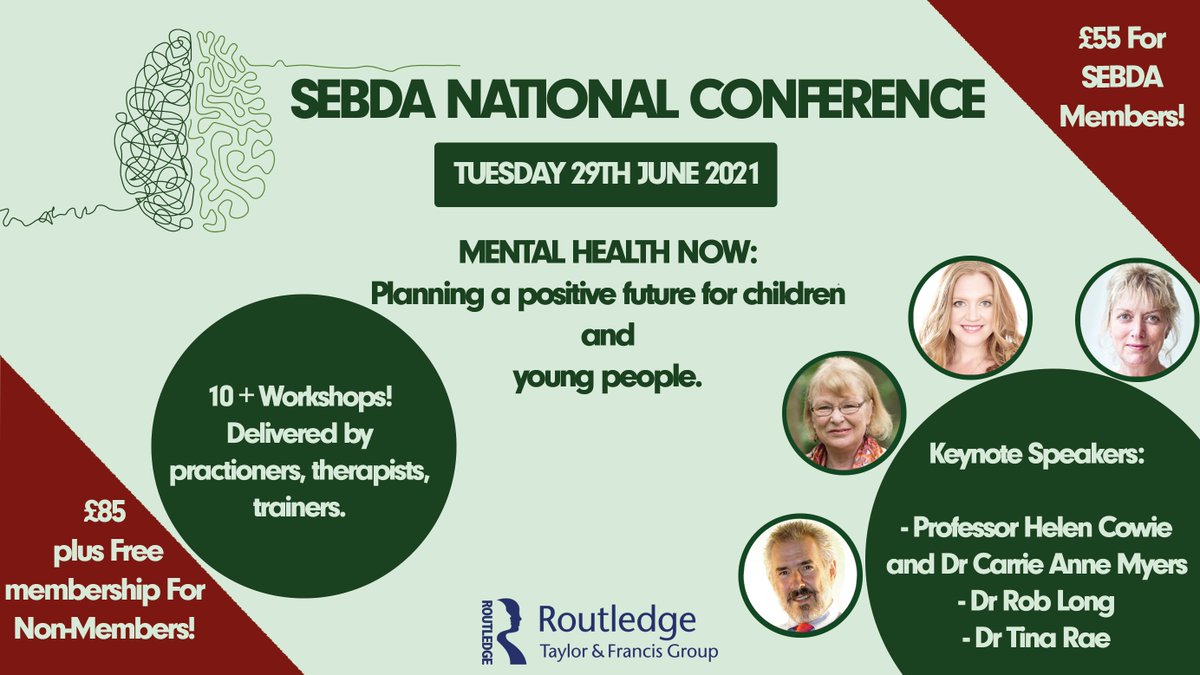 SebdaOrg's tweet photo. Spaces are running out! Are you joining us on 29th June?
Our Annual Conference is online this year. Ideal for Staff Training... Sign up today!
Learn more:
https://t.co/TyJIyhCsfD
Eventbrite: https://t.co/Wb8w4Rs0qZ
#MentalHealthAwarenessMonth #sebda #SEMH #SEND https://t.co/WpB2Jkp8xy
