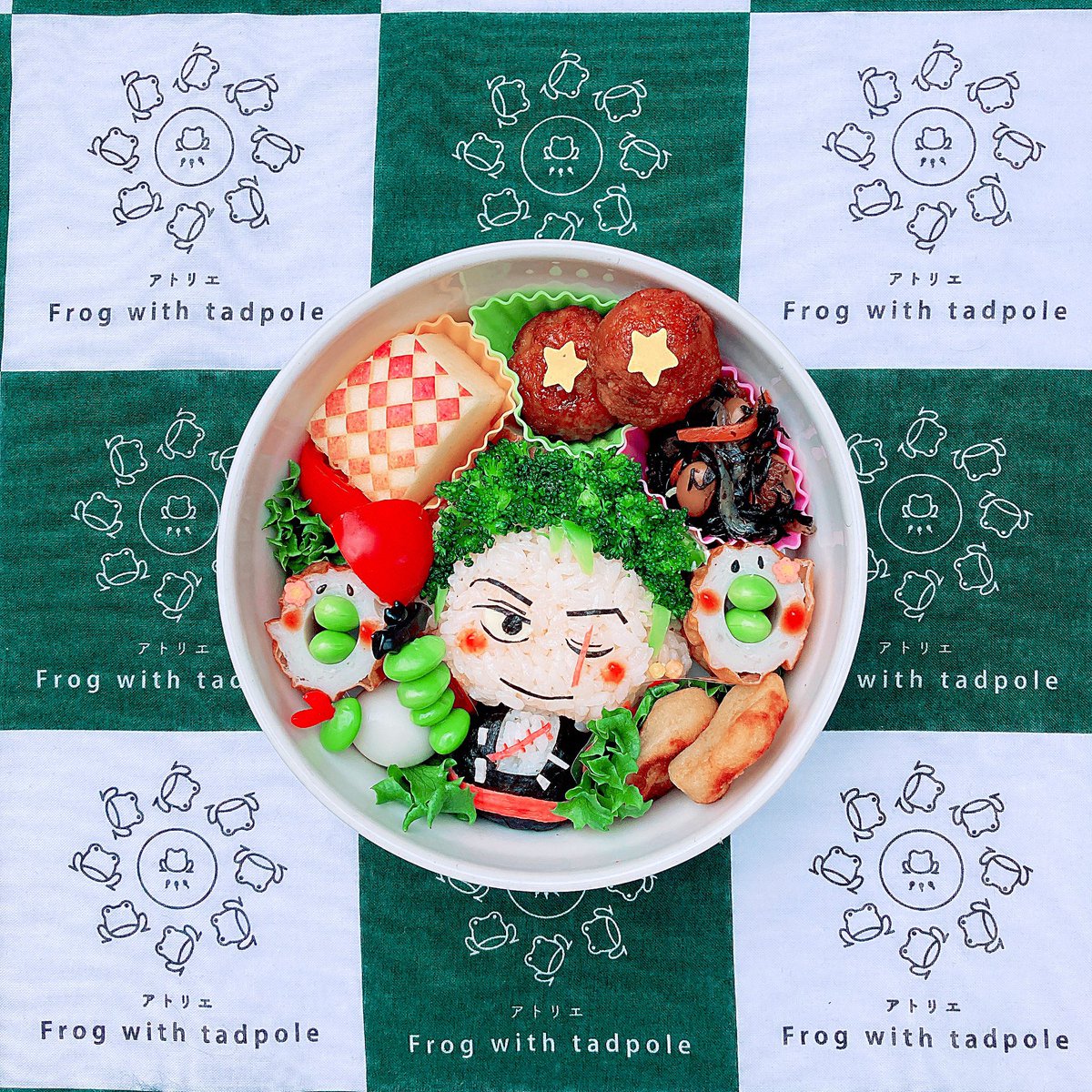 Kazyo Nakayama 息子が最近どハマり中の One Piece からのリクエストで ロロノア ゾロ Roronoa Zoro を作ってみました 息子は大喜びでした ふふふっ キャラ弁 キャラ弁アーティスト Onepiece ゾロ ロロノアゾロ 尾田栄一郎 Kazyo Nakayama 息子が最近どハマり中の One Piece からのリクエストで ロロノア ゾロ Roronoa Zoro を作ってみました 息子は大喜びでした ふふふっ キャラ弁 キャラ弁アーティスト Onepiece ゾロ ロロノアゾロ 尾田栄一郎