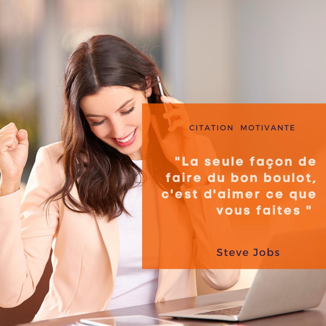 Quand les gens aiment ce qu'ils font, ils sont beaucoup plus productifs ! 
​Aimez ce que vous faites c'est la clé du succès ! 
​Qu'en pensez-vous ?
 #mondaymotivation #bilandecompetences