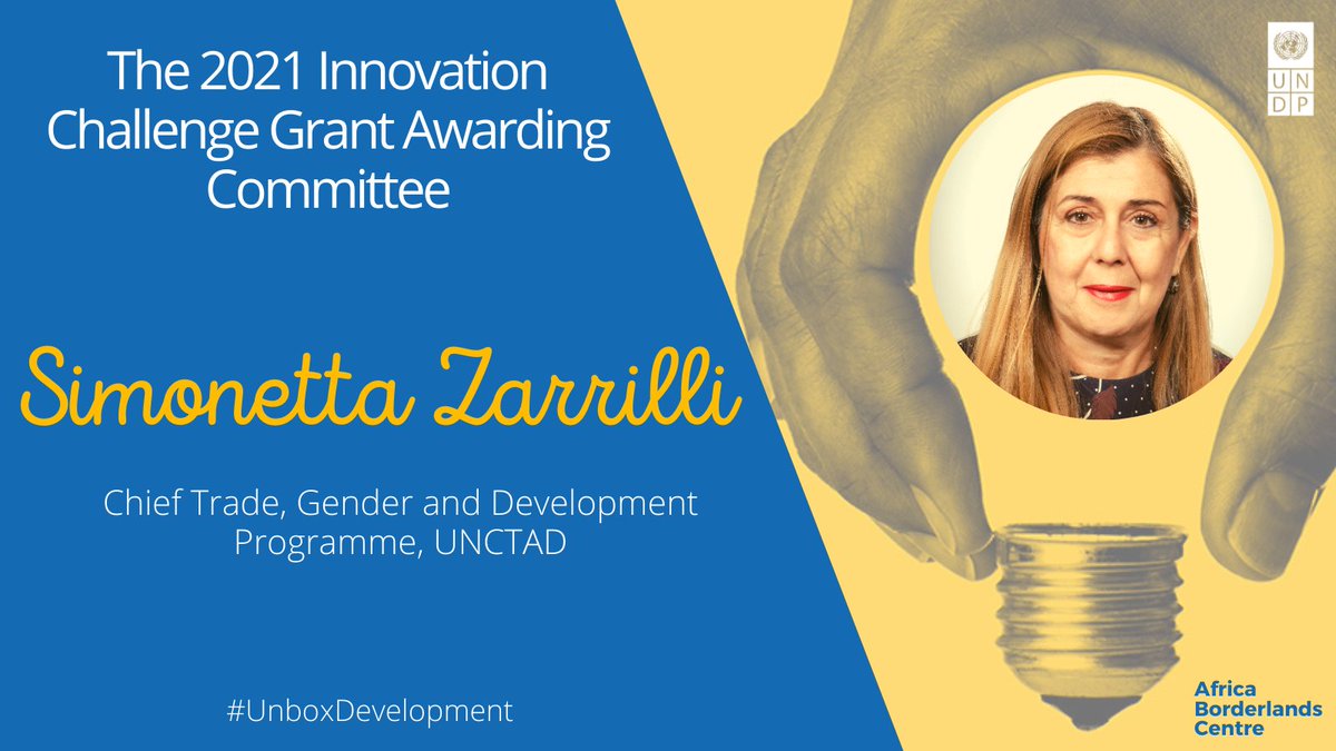 UNDPResilience's tweet photo. The @UNDPBorderlands is pleased to present the Africa Borderlands Centre Innovation Challenge Grant Award members for 2021. The 2021 Innovation Challenge is now closed. Thank you to all applicants.
#UnboxDevelopment #SDGs #AfricaPromise https://t.co/L6hW9lN3UF