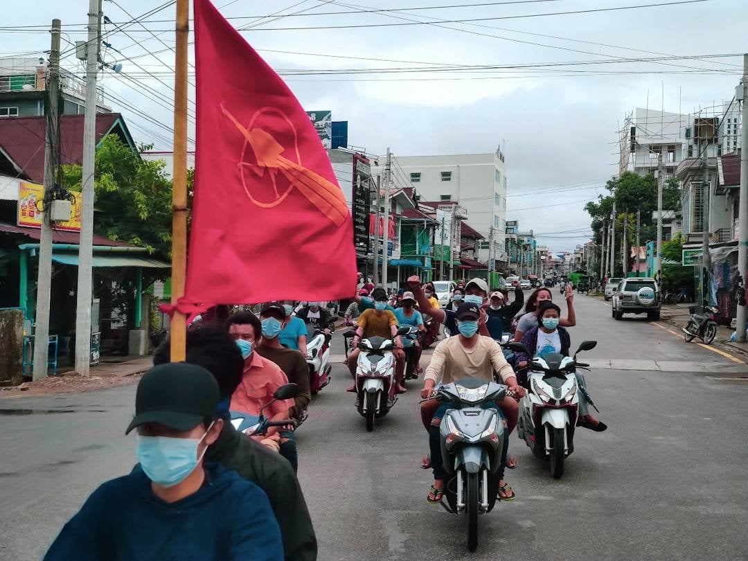Myanmar_Now_Eng's tweet photo. Images from the second anti-dictatorship protest n Dawei, Tanintharyi, this afternoon (Jun 7).

Photos: CJ

#WhatsHappeningInMyanmar https://t.co/BVO5sVqyWH